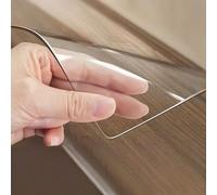 Tapis de bureau transparent en PVC, Sous-main de table, Tapis de sol antidérapant, Tapis de salle de bain imperméable, Nappe résistante à l'huile, Couvre-table transparent pour aliments, Tapis résista
