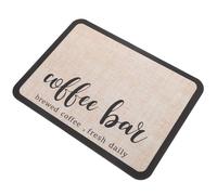 Tapis de Cafetière de Bureau en PU et Diatomite, Séchage Rapide | Surface Non Absorbante, Résistance à Chaleur, pour Coins Café, Zone D'égouttage, Verres et Outils