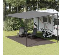 Tapis de Camping Anthracite Tapis de Sol Matelas de Camping Couchage vidaXL