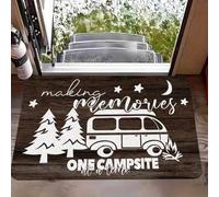 Tapis de Camping de Bienvenue - Super Absorbant, antidérapant, Lavable en Machine pour la décoration intérieure et extérieure, Parfait pour Les campeurs et Les Camping-Cars 3D-40x60cm