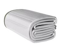 Tapis de Camping en Aluminium, Tapis de Camping Double Face en Papier d'aluminium de 9 mm, Isolant et Pliable, Plusieurs Tailles(2.5m x 2m)