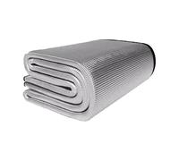 Tapis de Camping en Aluminium, Tapis de Camping en Aluminium, Polyvalent, Double Face, Isolation Thermique, léger(200x200)
