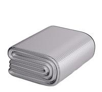 Tapis de Camping en Aluminium, Tapis de Camping en Feuille d'aluminium for l'extérieur, Double Face, Plusieurs Tailles, 1/2/4 pièces(1x2m 4pcs)