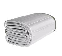 Tapis de Camping en Aluminium, Tapis de Camping en Papier d'aluminium de 7mm EPE, Double Face, résistant à l'humidité, Isolant, Pliable, multitaille(3.0m x 2m)