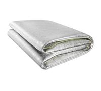 Tapis de Camping en Aluminium, Tapis de Camping en Papier d'aluminium Double Face de 7 mm d'épaisseur 0,9 à 3 x 2 m avec Sac de Rangement(0.9 x 2m)