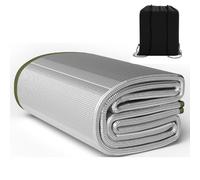 Tapis de Camping en Aluminium, Tapis de Camping, Tapis en Aluminium Double Face de 7 mm, Isolant, 0,9-3x2 m(1.5m x 2m)