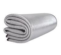 Tapis de Camping en Aluminium, Tapis de Couchage en Feuille d'aluminium avec Sac de Rangement Pliable Double Face Plusieurs Tailles(2.5m x 2m)