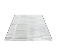 Tapis de Camping en Aluminium, Tapis de Couchage en Mousse pour Le Camping, Tapis Isolant Thermique imperméable de 78,74 x 47,24 Pouces, Tapis réfléchissant, Tapis de Tente, Tapis de Sol