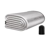 Tapis de camping en aluminium - tapis isolant pour feuille imperméable portable | Poche de rouleau de sommeil extérieur épaissie | MA étanche à l'humidité en camping | Tapis de sommeil en mousse