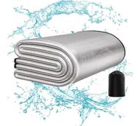 Tapis de camping en aluminium - tapis isolant pour feuille imperméable portable | Poche de rouleau de sommeil extérieur épaissie | MA étanche à l'humidité en camping | Tapis de sommeil en mousse