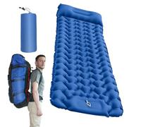 Tapis de camping gonflable - Tapis de couchage gonflable avec oreiller, support ergonomique, équipement de tente de voyage pour l'escalade, la randonnée, les aventures en plein air