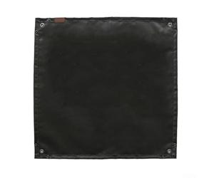 Tapis de camping ignifuge 70 x 70 cm, tapis de sol en silicone double face avec boutons-pression et piquets pour la cuisine en plein air Protection contre les étincelles (tapis)