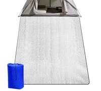 Tapis de camping isolant thermique, feuille d'aluminium épaisse