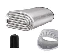 Tapis de camping pour dormir - Tapis de couchage pour tente en aluminium | Tapis de camping imperméable | Tapis de camping en feuille d'aluminium | Tapis de plage pliable pour camping, randonnée