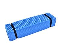 Tapis de Camping, Tapis de Camping en Mousse XPE en Forme de Cellule d'œuf, Tapis de Couchage Pliable pour Voyage en Plein air, randonnée, Aventure (Blue)