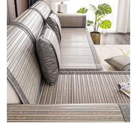 Tapis de canapé en bambou respirant et rafraîchissant antidérapant pour la maison, le bureau, le salon, la cuisine, 80 x 210 cm, confort ultime