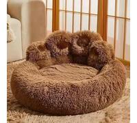 Tapis de canapé-lit pour Chien, Long Panier de Couchage en Peluche pour Petits, Moyens et Grands Chiens, Mignon en Forme de Patte d'ours, Chiot, chenil Doux, Coussin de nid pour Animaux de Compagnie