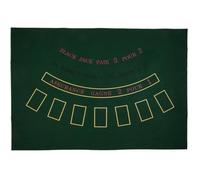 Engelhart Tapis de carte BLACK JACK – Jeu de carte – Pour enfant – Vert