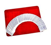 Tapis de Cartes Close Up Magician (Red) pour Performance sur Cartes à Jouer et Tours de Magie