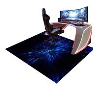 Tapis de Chaise à Rouler, Tapis de Chaise Gaming, Tapis de Sol Chaise de Bureau Gaming, Tapis de Protection pour Sols Durs, Tapis protège-Sol, Tapis pour Protection de Sols pour Bureau 60 x 70 cm