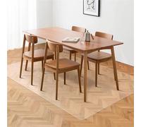 Tapis de chaise antidérapant en PVC transparent imperméable pour sols durs 120 x 140 cm pour maison, cuisine, chambre à coucher, litière pour animaux domestiques, couverture large de 120 x 140 cm,