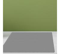Tapis de Chaise de Bureau 55 x 105 cm Antidérapant et Insonorisé sous Main Antidérapant roulettes Résistant pour Sols en Bois Dur, Stratifié, Parquet, Gris Clair