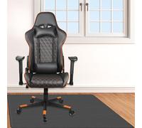 Tapis de Chaise de Bureau 55 x 115 cm Différentes Tailles Protection de Sols Rectangulaire Lavable roulettes Résistant pour Les Chaises de Jeu Ou de Bureau, Gris Foncé