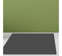 Tapis de Chaise de Bureau 55 x 135 cm Antidérapant et Insonorisé sous Main Antidérapant roulettes Résistant pour Sols en Bois Dur, Stratifié, Parquet, Gris Foncé