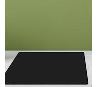 Tapis de Chaise de Bureau 55 x 80 cm Antidérapant et Insonorisé sous Main Antidérapant roulettes Résistant pour Sols en Bois Dur, Stratifié, Parquet, Noir