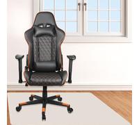 Tapis de Chaise de Bureau 55 x 80 cm Différentes Tailles Protection de Sols Rectangulaire Lavable roulettes Résistant pour Les Chaises de Jeu Ou de Bureau, Blanc cassé