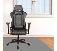 Tapis de Chaise de Bureau 55 x 85 cm Différentes Tailles Protection de Sols Rectangulaire Lavable roulettes Résistant pour Les Chaises de Jeu Ou de Bureau, Gris Clair