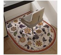 Tapis de chaise de bureau antidérapant pour sols en bois dur - Absorption des chocs, isolation phonique, glisse facile pour chaises pivotantes - Tapis d'étude durable, protège le sol