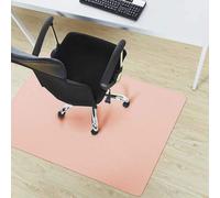 Tapis de chaise de bureau extra large en cuir synthétique pour plancher en bois dur, protection de sol antidérapant, glisse facilement, pour chaise de jeu d'ordinateur, rose, 100 x 180 cm
