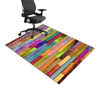 Tapis de chaise de bureau pour moquette, 70 x 80 cm, tapis de chaise de bureau d'ordinateur pour moquette, tapis de chaise de jeu pour sol dur, tapis de protection de sol en bois dur, protection de