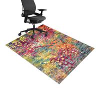Tapis de chaise de bureau pour moquette, 70 x 80 cm, tapis de chaise de bureau d'ordinateur pour moquette, tapis de chaise de jeu pour sol dur, tapis de protection de sol en bois dur, protection de