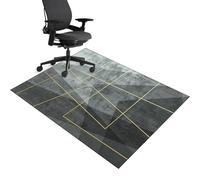 Tapis de chaise de bureau pour moquette, 70 x 80 cm, tapis de chaise de bureau d'ordinateur pour moquette, tapis de chaise de jeu pour sol dur, tapis de protection de sol en bois dur, protection de