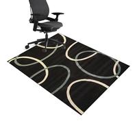 Tapis de chaise de bureau pour moquette, 70 x 80 cm, tapis de chaise de bureau d'ordinateur pour moquette, tapis de chaise de jeu pour sol dur, tapis de protection de sol en bois dur, protection de