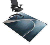 Tapis de chaise de bureau pour moquette, 70 x 80 cm, tapis de chaise de bureau d'ordinateur pour moquette, tapis de chaise de jeu pour sol dur, tapis de protection de sol en bois dur, protection de