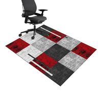 Tapis de chaise de bureau pour moquette, 70 x 80 cm, tapis de chaise de bureau d'ordinateur pour moquette, tapis de chaise de jeu pour sol dur, tapis de protection de sol en bois dur, protection de