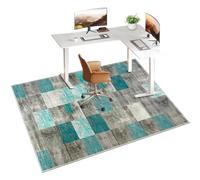 Tapis de Chaise de Bureau pour Plancher Bois Dur Poils Courts 180 x 240 cm | Antidérapant Tapis Protection Sol Chaise Bureau, Chaise Roulettes pour Sols Durs Parquet Carrelage Stratifié Multi-usage