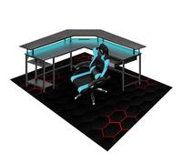 Tapis de Chaise de Bureau pour Sol Dur 120 x 140 cm Tapis de Chaise, Tapis Chaise Gaming AntidéRapant, Rectangulaire Tapis sous Chaise Bureau pour Chaise de Bureau Bureau et Chambre