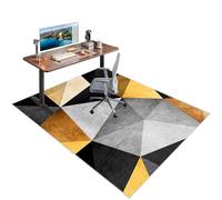 Tapis de chaise de bureau robuste pour moquette et planchers en bois dur Protection de bureau rectangulaire durable pour la maison et le bureau Idéal pour les jeux et chaises roulantes 140 x 200 cm