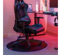 Tapis de Chaise de Jeu, rétro-éclairage RGB, NanoRS, 100cm, RS171, Schwarz
