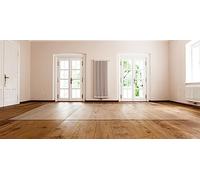 Tapis de chaise en PVC transparent extra large, housse imperméable et antidérapante en vinyle pour salle à manger, buanderie et foyer - Protection de sol rectangulaire 1,2 x 3,3 m transparent et doux