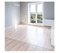 Tapis de chaise en vinyle transparent pour protection du sol, chemin en plastique pour bois dur et moquette, grand tapis de bureau de 100160 cm, 1 mm d'épaisseur, idéal pour la maison et le bureau