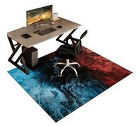 Tapis de Chaise Gaming Tapis de Sol Bureau Tapis de Chaise Roulante Tapis de Protection pour les Sols Tapis Chaise de Bureau, 90 x 120 cm Tapis de Sol pour Fauteuil Convient au Bureau à Domicile