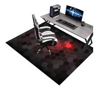 Tapis de Chaise Gaming, Tapis de Sol pour Fauteuil, Tapis Protection Sol Chaise Bureau, Tapis de Chaise à Rouler, Tapis de Sol Bureau Tissu, Tapis Antidérapant Sous Chaise de Bureau 140 x 180 cm