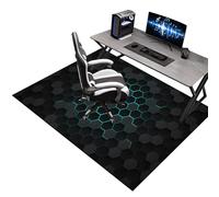 Tapis de Chaise Gaming, Tapis de Sol pour Fauteuil, Tapis Protection Sol Chaise Bureau, Tapis de Chaise à Rouler, Tapis de Sol Bureau Tissu, Tapis Antidérapant Sous Chaise de Bureau 180 x 210 cm