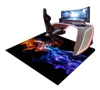 Tapis de Chaise Gaming,Tapis Protection Sol Chaise Bureau, Tapis Chaise de Bureau, Tapis de Sol Bureau Tissu, Tapis de Sol pour Bureau Plancher de Bois, Tapis de Protection en carrelage 120 x 150 cm