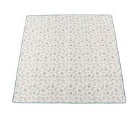 Tapis de Chaise Haute 110 X 110 Cm / 43,3 X 43,3 Pouces, Tapis Anti-éclaboussures Portable étanche pour Sous la Chaise Haute